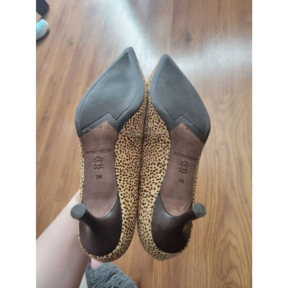 Antonio Melani Heel‎ Leopard Cheetah Print Size 7 - Picture 5 of 7